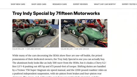 One of Car and Driver's 10 Best of SEMA